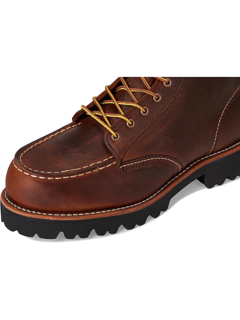 Brown Red Wing Heritage 6" Porter Moc Lug