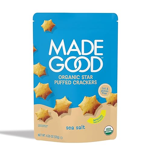 Miniatura 1 de MADEGOOD - Galletas de sal marina orgánica, 4.26 onzas