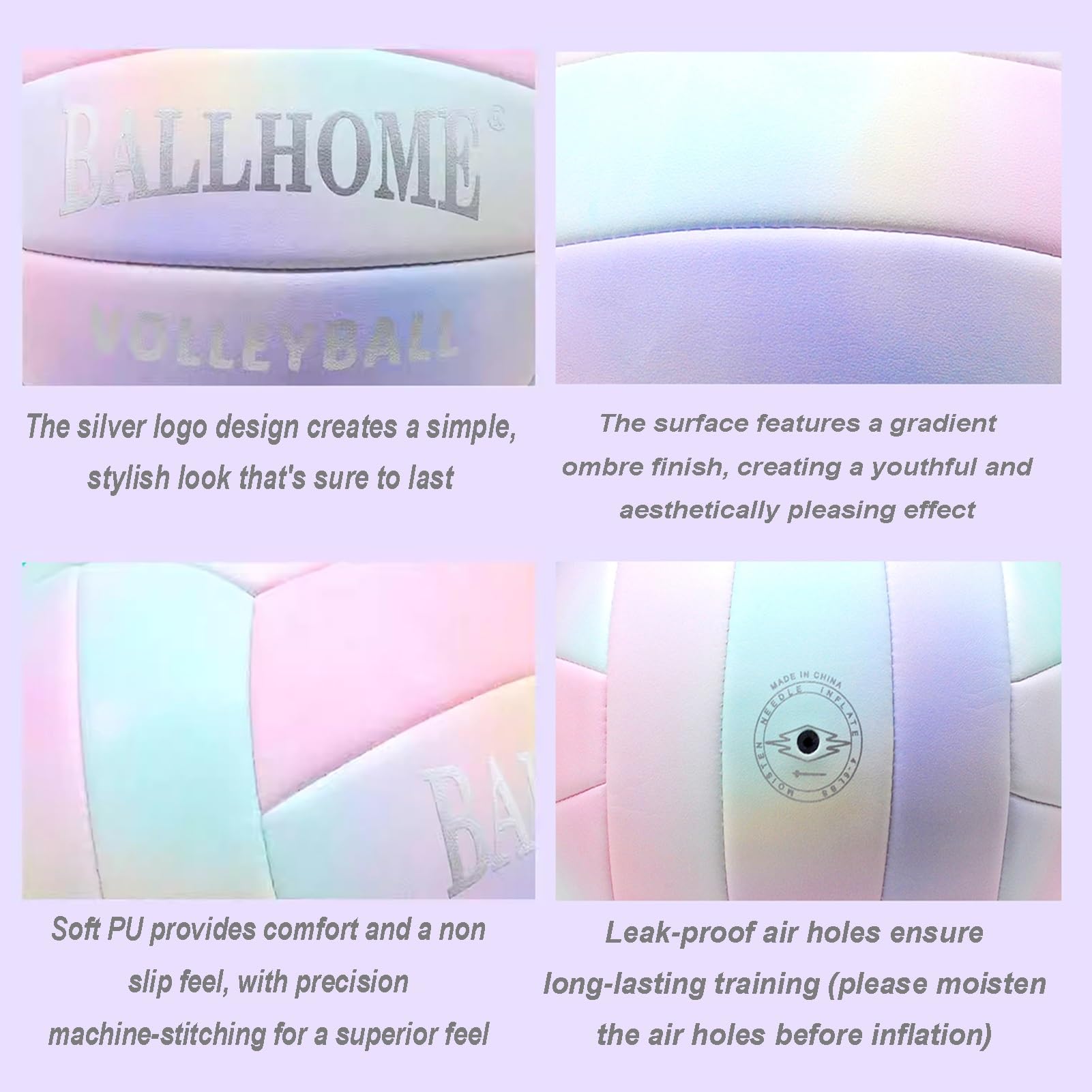 Personalizado Oficial Talla 5 Voleibol con Nombre/Texto, Pelota De Sóftbol Personalizada para Interior Y Exterior, Regalos Personalizados para Hija Amiga Jugadora Hijo Novio(B)