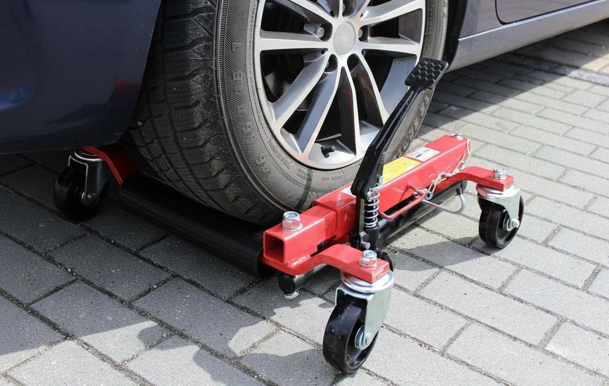 TRUTZHOLM Rangier-Hubwagen | 680 kg Stück | hydraulische Rangierhilfe Wagenheber Rangierheber PKW Auto Rangierwagenheber Rangierroller (4 Stück)
