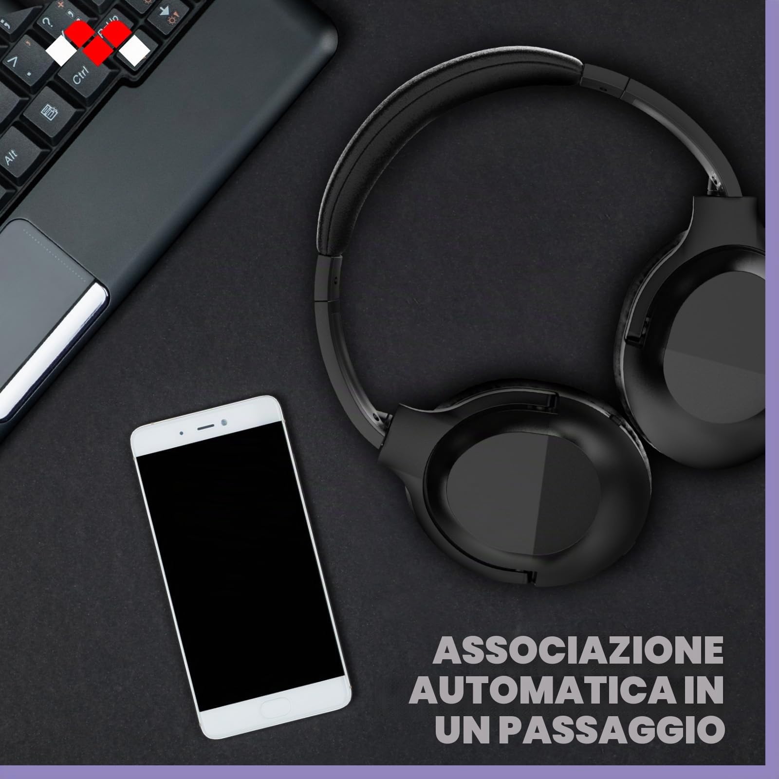 Meliconi MySound by Meliconi Speak Clear · Cuffie Bluetooth 5.3 — immagine 5 di 11