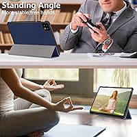 Vista 8 de Funda para Xiaomi Pad 6 Pro/Pad 6 11 '' 2023, plegable folio ultrafino pu cuero soporte caso cubierta para xiaomi pad 6 Pro/pad 6 11