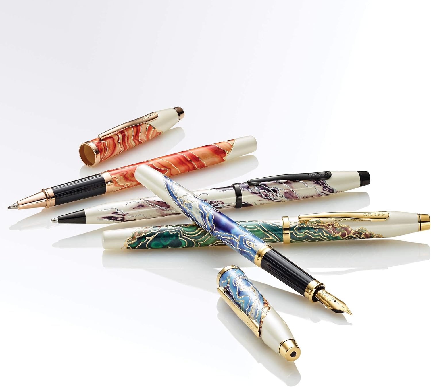 Cross Wanderlust Refillable Fountain Pen, Medium Nib, Includes Premium Gift Box - Borneo