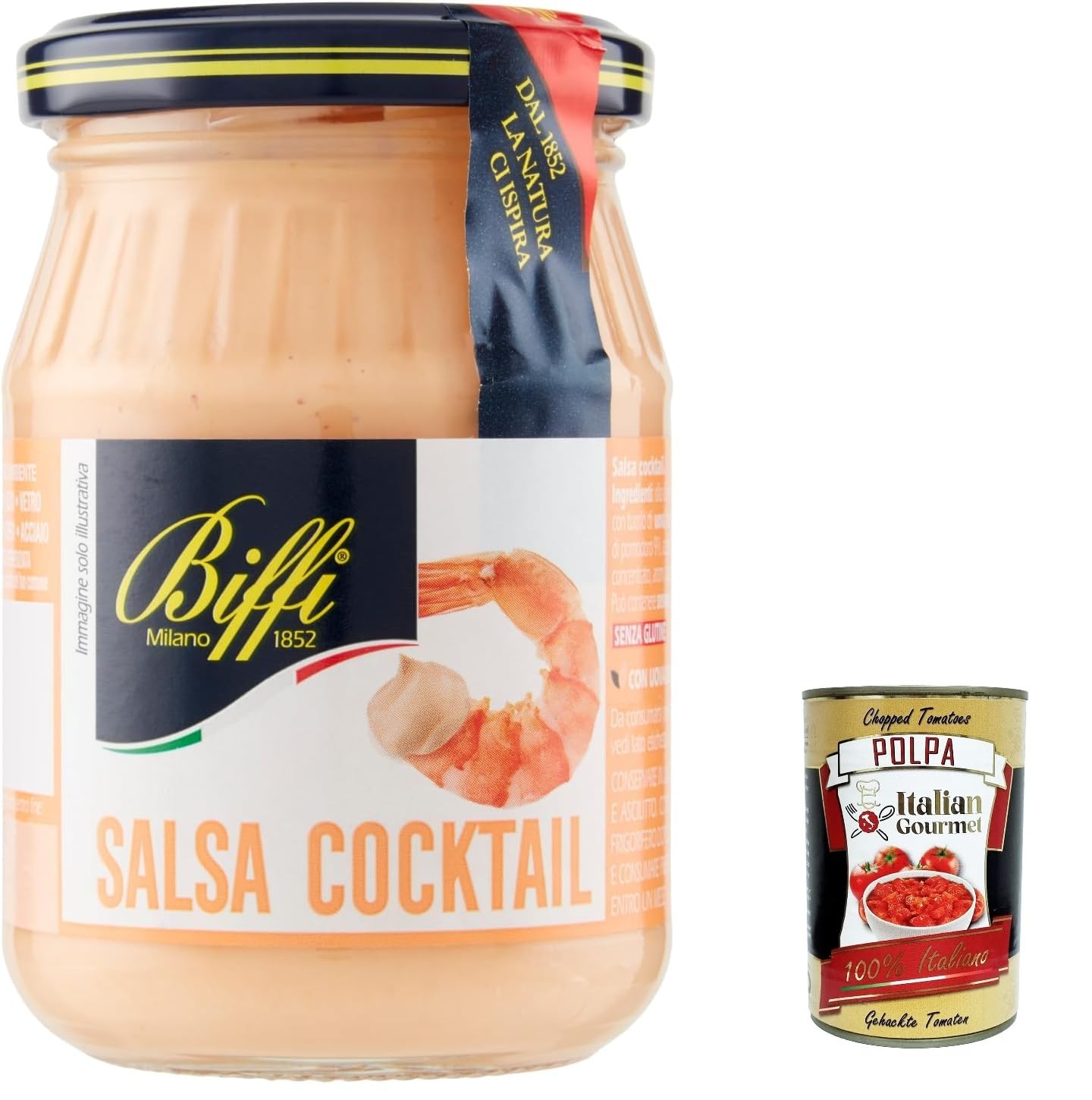Italian Gourmet Salsa Cocktail Salat-Würzsauce im Glas 12 x 180g