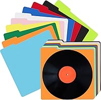 Vista 1 de 30 separadores de discos de vinilo a granel, separadores de discos Lp de plástico a granel, separadores de vinilo multicolor con pestañas para 33