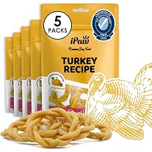 iPaw Turkey Dog Treats, SQF-Certified Production Process Dog Chew