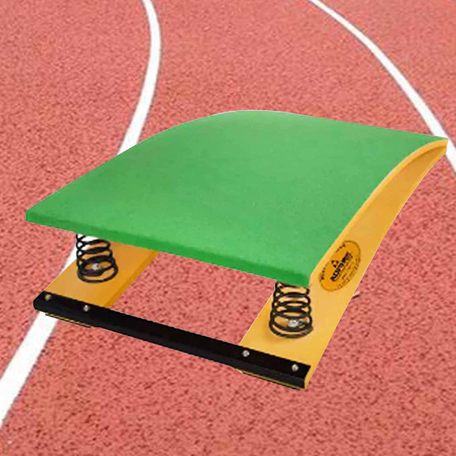 MRKU Trave Elastica Curva Professionale per Ginnastica Domestica, Resistente, con 4 Molle, Attrezzatura per Volteggio per Palestra Scolastica Domestica