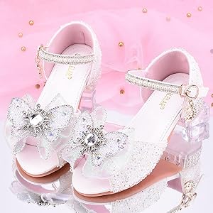 Scarpe Mary Jane Per Bambine - Tacco 3cm, Glitter Rosa, Perfette Per Feste E Occasioni Speciali - Foto 10