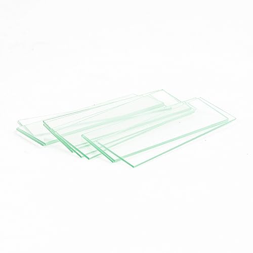 Miniatura 2 de Placas de microscopio, 100 placas en blanco con 100 cubiertas de vidrio