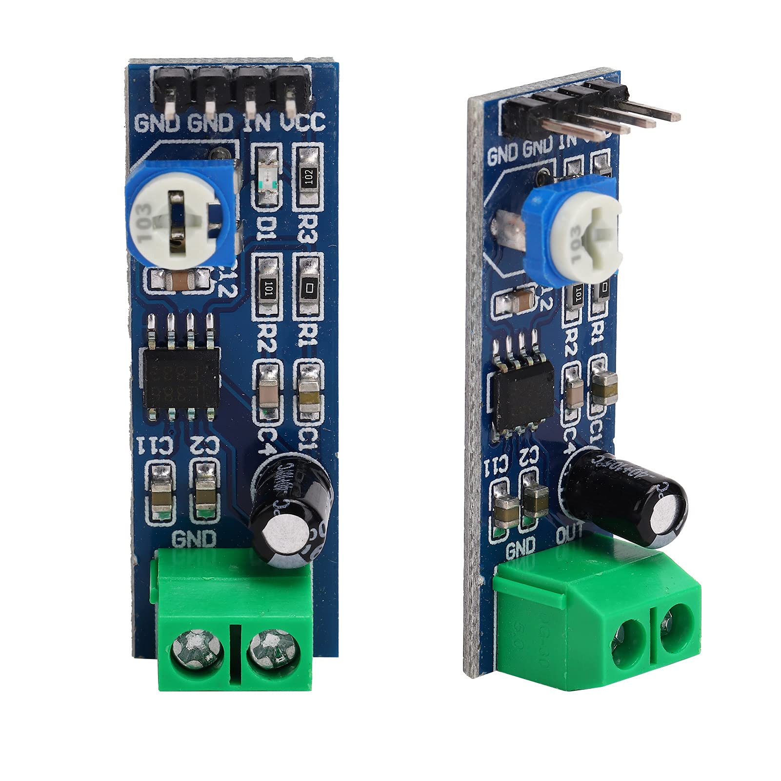 Buy LM386 Power Amplifier Board, 200 Times Gain Audio Power Amplifier