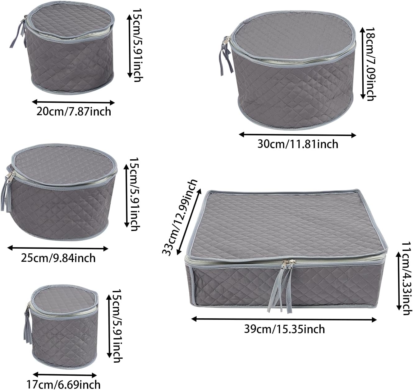 Flatware Storage Case - Durable Silverware Storage Container Box with Removable Lid and Easy to Carry Handles - Large Capacity Keeps Your Cutlery Organized & Protected