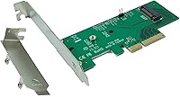Vista 4 de Ableconn Adaptador PEXM2-SSD PCIe M.2 - Compatible con SSD NVMe/AHCI M.2 (2280, 2260, 2242) - Compatible con PCIe 4.0/3.0