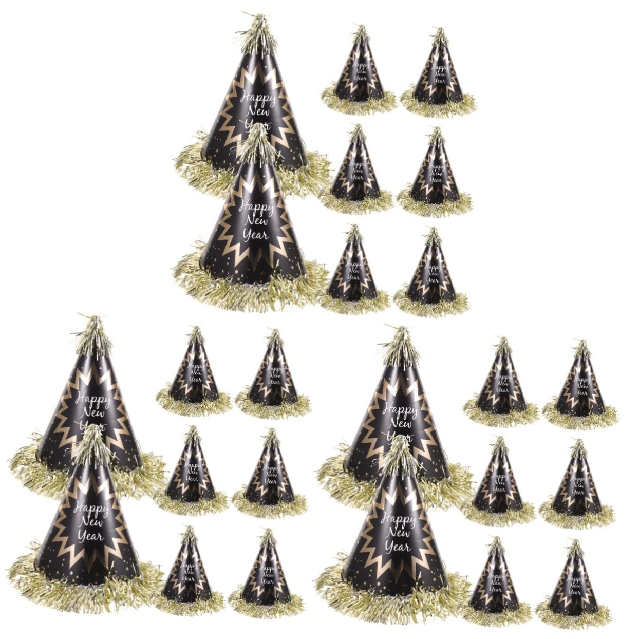 ifundom 24piezas Sombreros De Papel Conejito Para Fiesta De Año Accesorios Decorativos Para Celebraciones Fiestas y Eventos