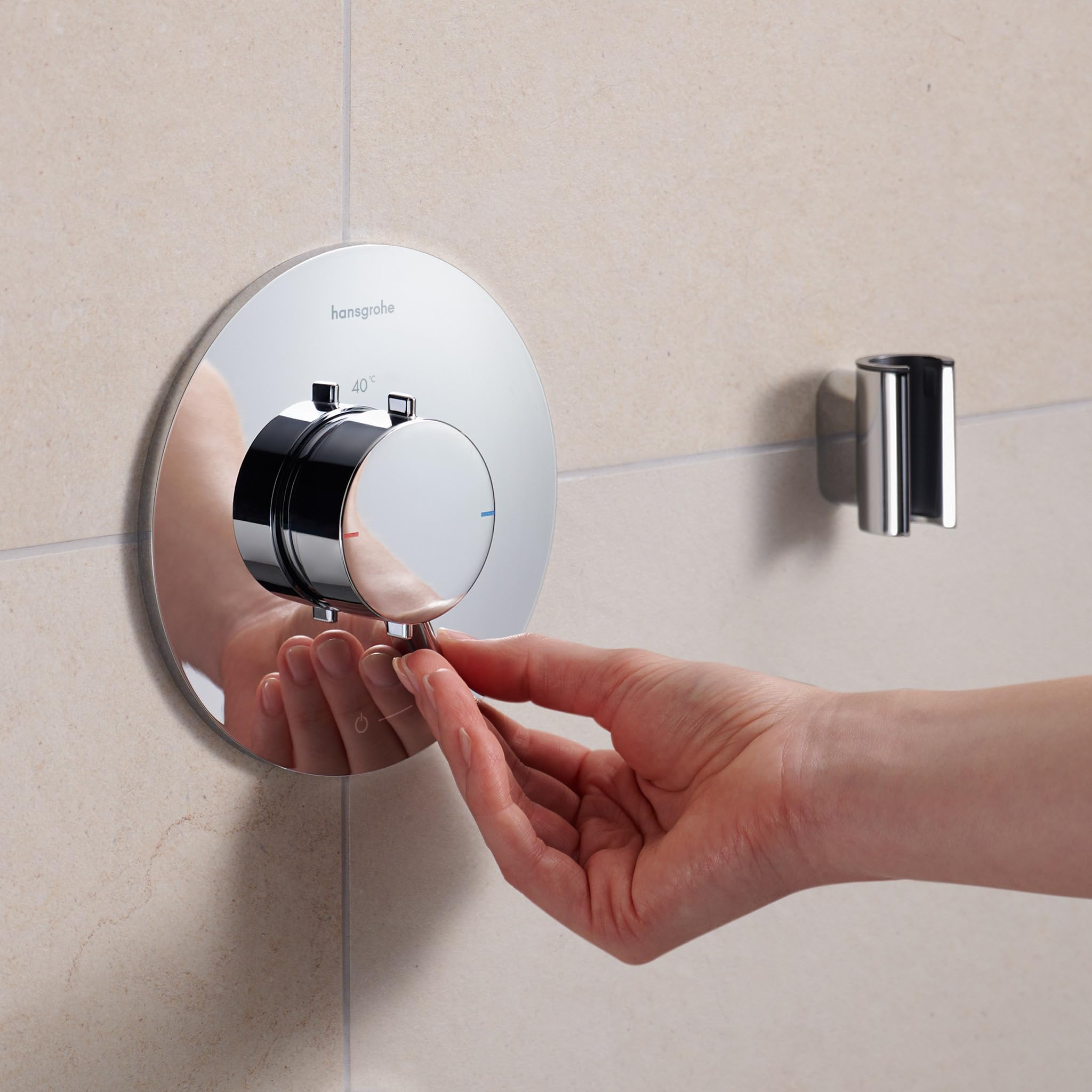 Hansgrohe Porter Fine Handdouchehouder Mat Zwart
