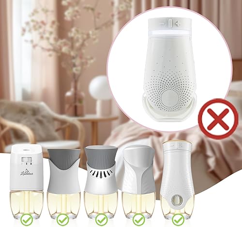 Miniatura 2 de Recambios de ambientador enchufable, 8 unidades, 5.28 onzas líquidas, cuatro aceites esenciales perfumados para el hogar y el baño, compatible con