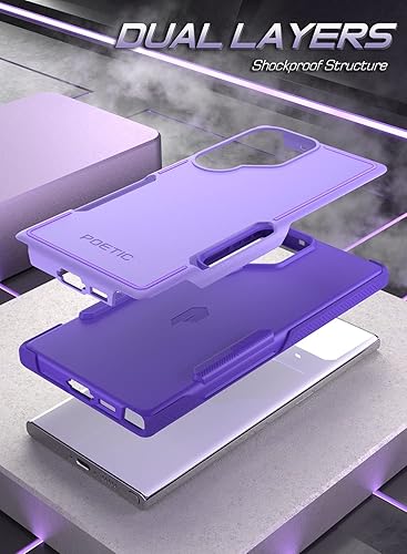 Miniatura 7 de Poetic Funda de neón diseñada para Samsung Galaxy S23 Ultra 5G de 6.8 pulgadas, doble capa, resistente, resistente, ligera, delgada, a prueba de
