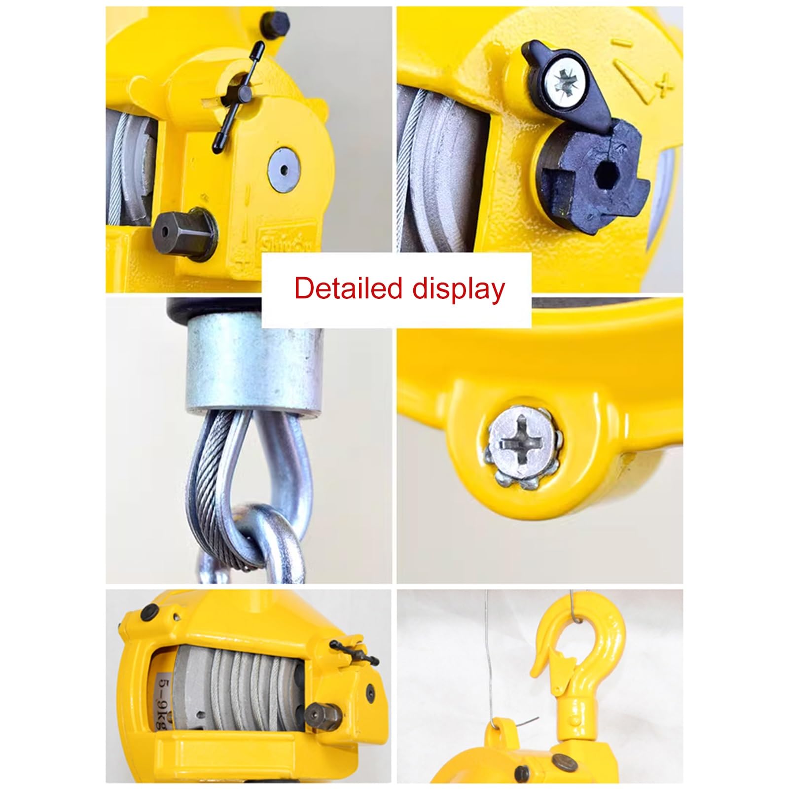 Bilanciatore A Molla, Bilanciatore di Carico Multifunzionale, con Cavo da 150 Cm E Gancio, Forte capacità Portante, Bilanciatore Retrattile, per Fissare E Appendere (Size : 5-7kg)