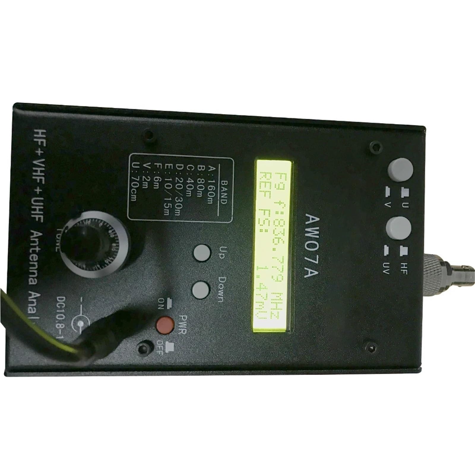 Amazon.co.jp: HF/VHF/UHF AW07A 1.5-470MHZ 160M HF +UVスペクトラム
