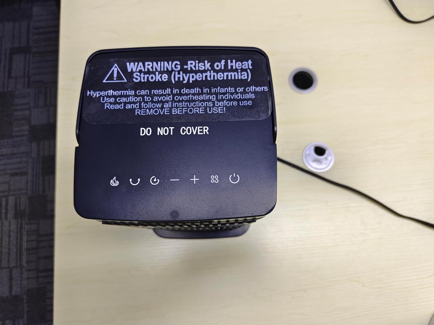 Upgraded Portable Space Heater,with Infrared Sensor