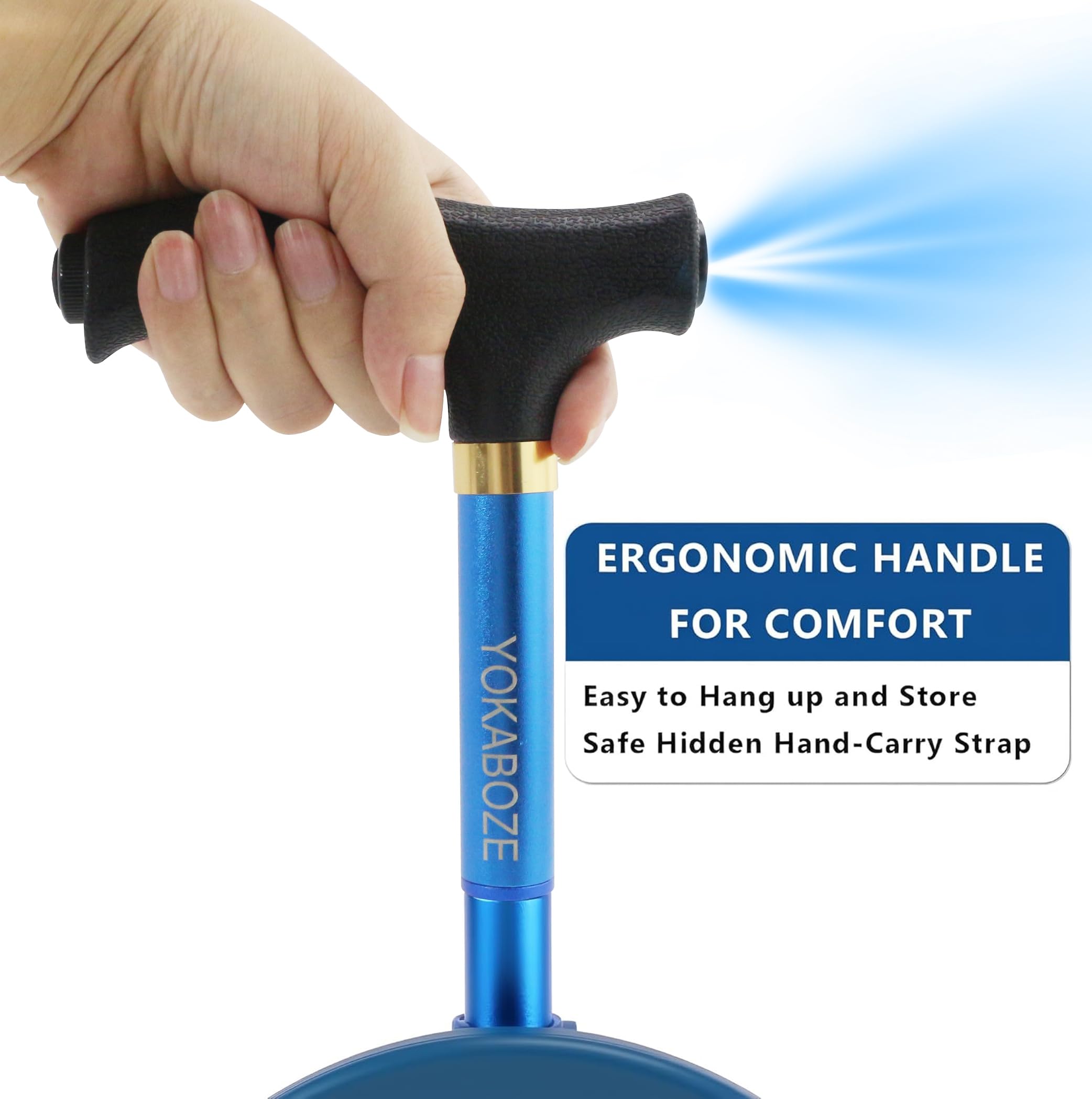 Anti-Slip Walking Cane with Seat Folding Lightweight,Walking Stick Height Adjustment,Portable and Sturdy Cane Chair for Travel Outdoor Use, Queuing, Elderly Women and Men