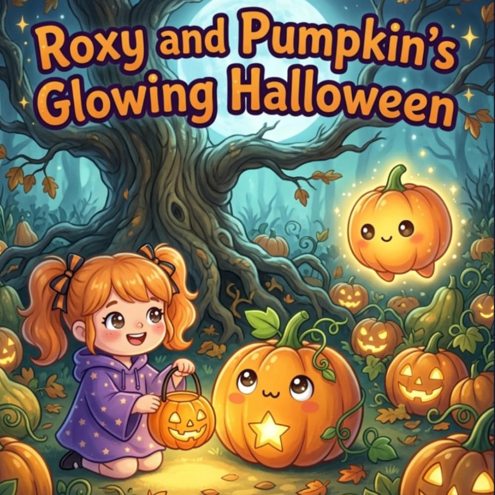 Roxy and Pumpkin's Glowing Halloween: A Cozy Halloween Adventure