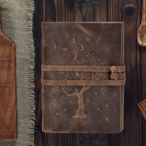 Miniatura 3 de Diario de árbol de la vida, diario de cuero, cuaderno de cuero, diario vintage, diario de 200 páginas, diario de árbol de la vida para mujeres