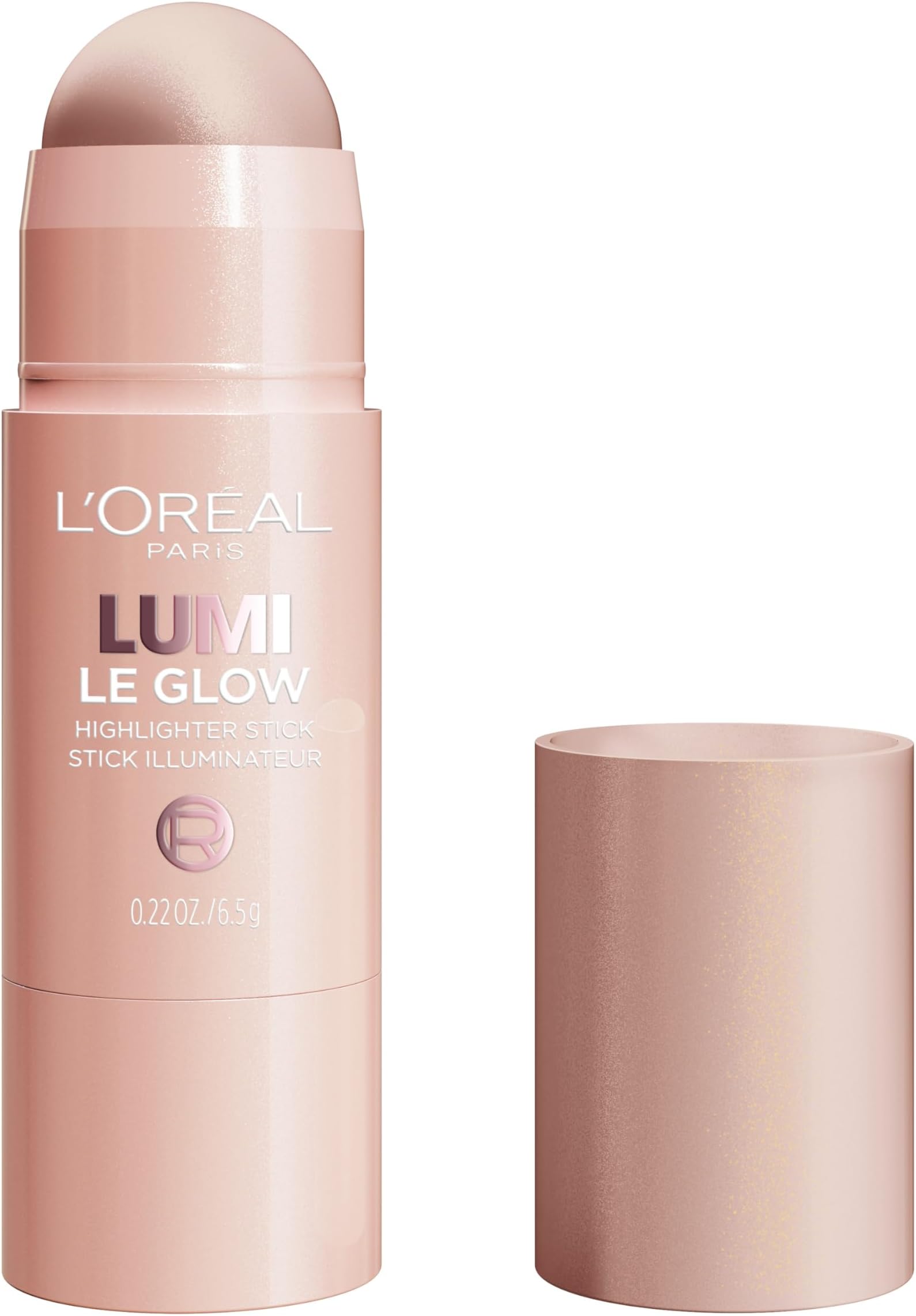 True Match Lumi Le Glow Highlighter Stick, Luminous, Satin, Glowy Highlighter for Face and Body, 640 Sparkling Rose, 0.25 Oz