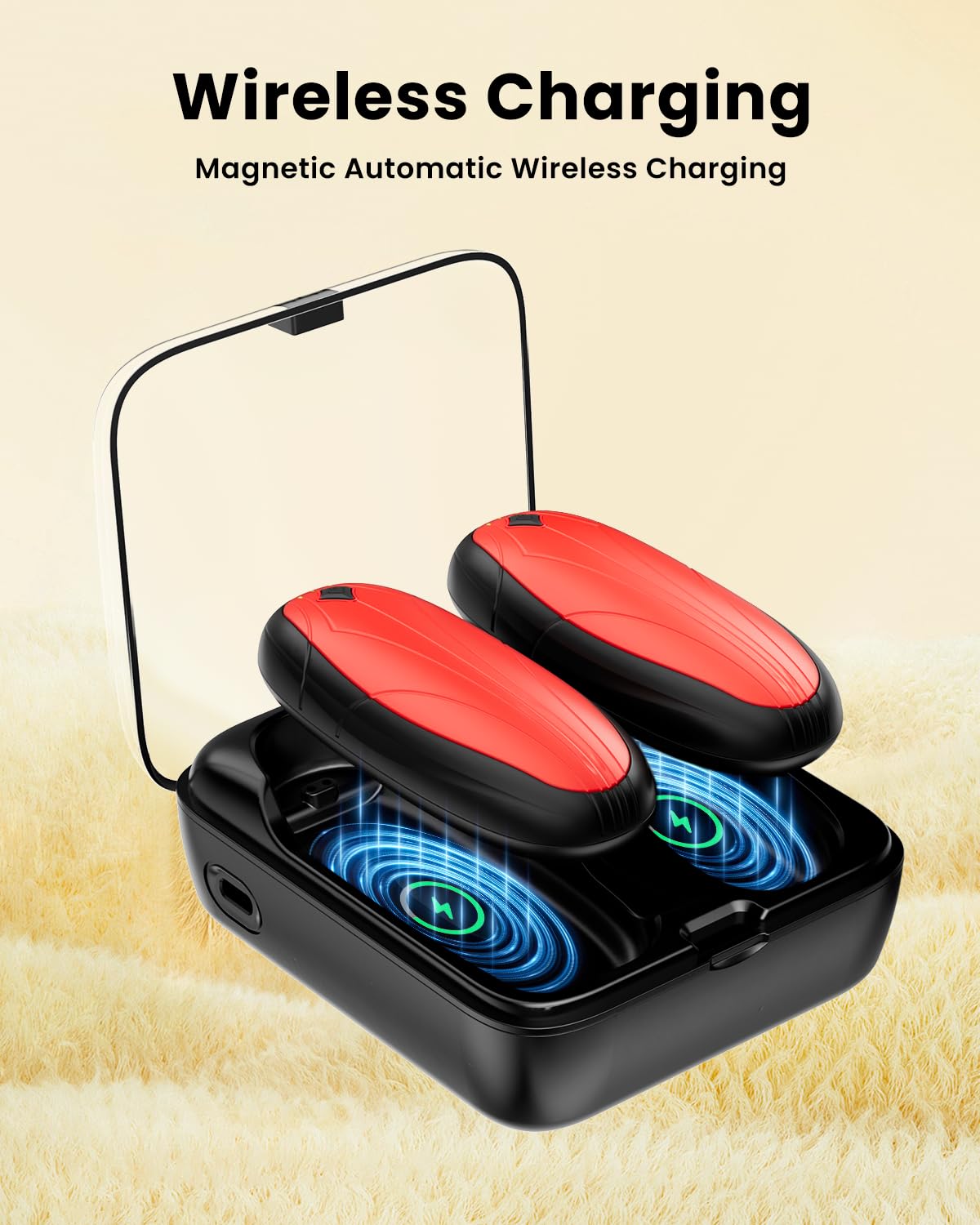 Scaldamani Ricaricabile 2 Confezione con Ricarica Custodia, 14000Mah Scalda Mani Portatile Elettrico, Scaldamani Usb Riutilizzabile, Durata, Regali di Natale per Campeggio All'aperto, Caccia