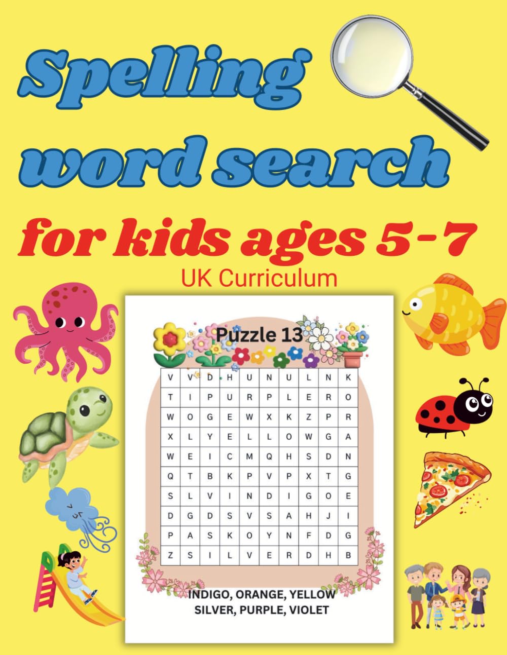 Spelling Word Search. Curriculum UK, Ages 5-7: My First Spelling Word Searches – KS1 Learning Fun!