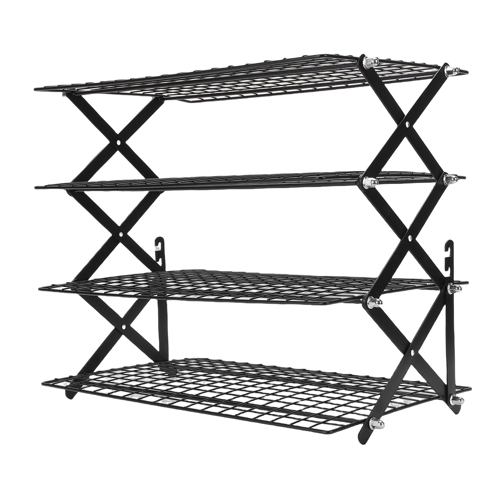 Grille de Refroidissement 4 Étages, Support de Cuisson Pliant en