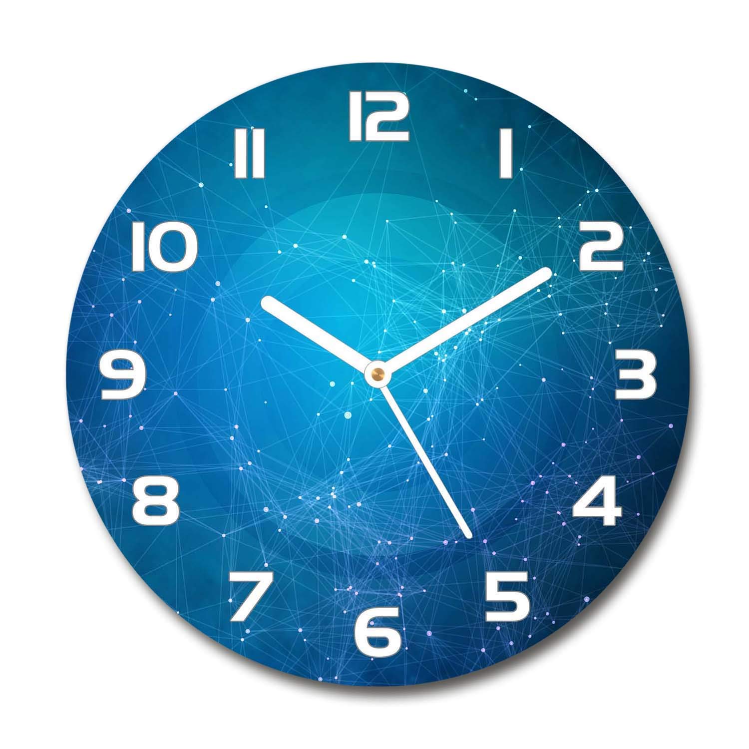 Horloge de salon en verre constellation Tulup pour ambiance design
