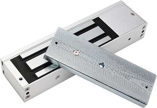 Electromagnetic Lock 1200LBS 500KG Holding Force Electric Magnetic Door Lock 12V Fail Safe NC Mode for Access Control System
