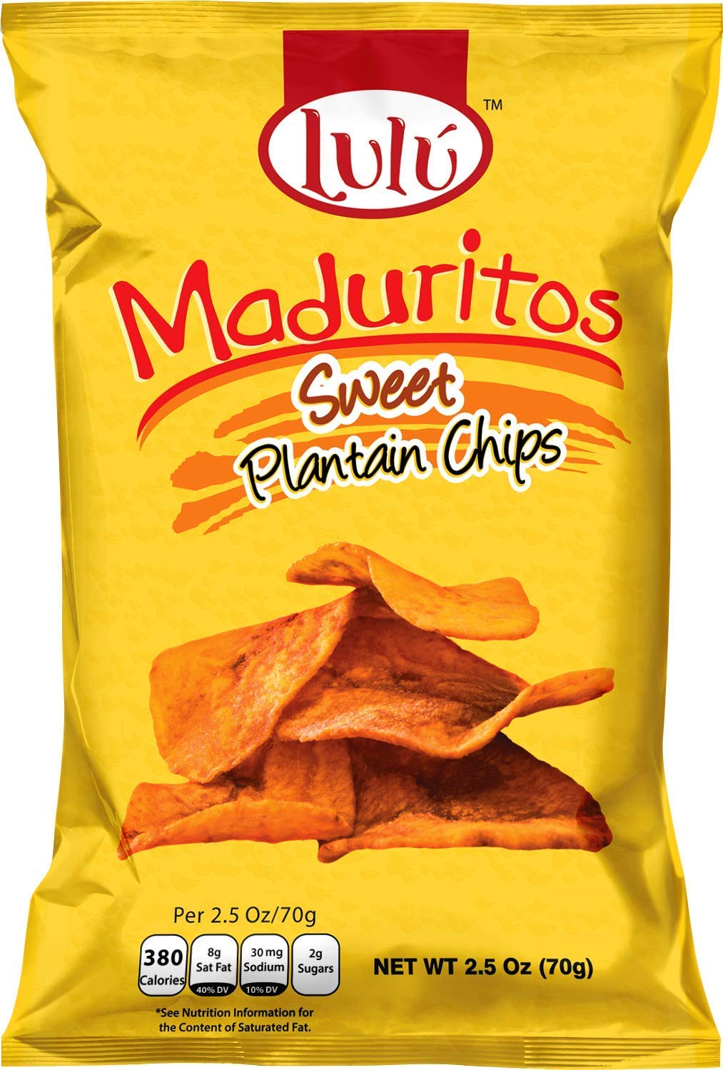 LULU Salted, Sweet, Lemon, Chili Lemon Plantain Chips - Variety Pack, 2.5oz Bag (Pack of 12, Total of 60 Oz)