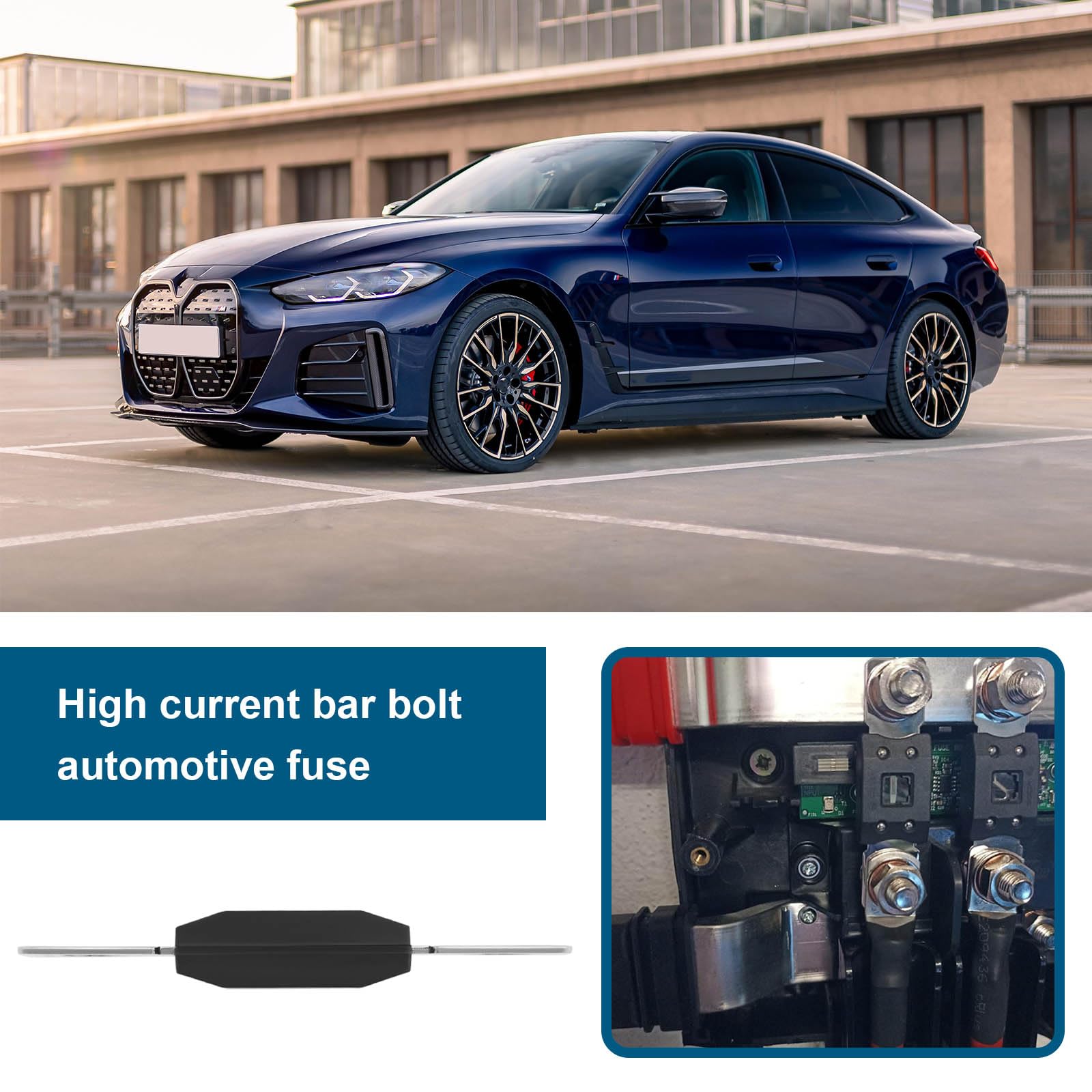 5 Unids 150 A 58V Mega Alta Corriente Diseño atornillado de fusibles para automóviles para turismos Camiones vehículos de construcción maquinaria agrícola autobuses y caravanas