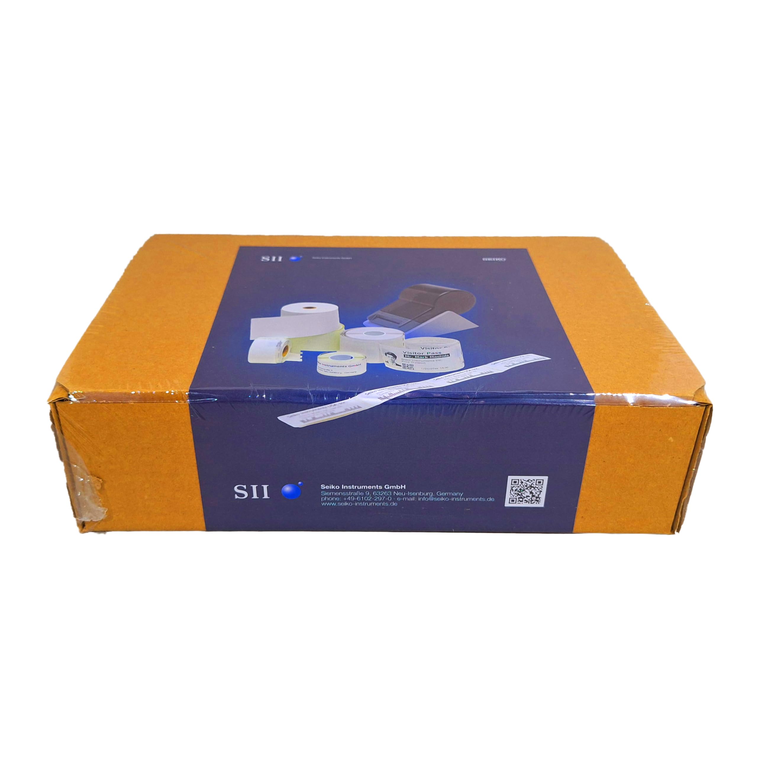 Seiko Thermo-Etiketten SLP-MRL Großpack, Mehrzweck, 28 x 51 mm, 12 Rollen je 220 Etiketten, Kleber permanent