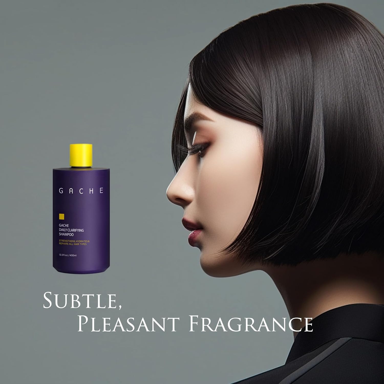 Gache KBeauty Shampoo | Hydrates, Repairs, Strengthens All Hair Types | Lightweight, Clarifying Shampoo for Daily Use | No Sulfates, Parabens, or Phthalates, 13.5 fl oz (400ml) - Image 5