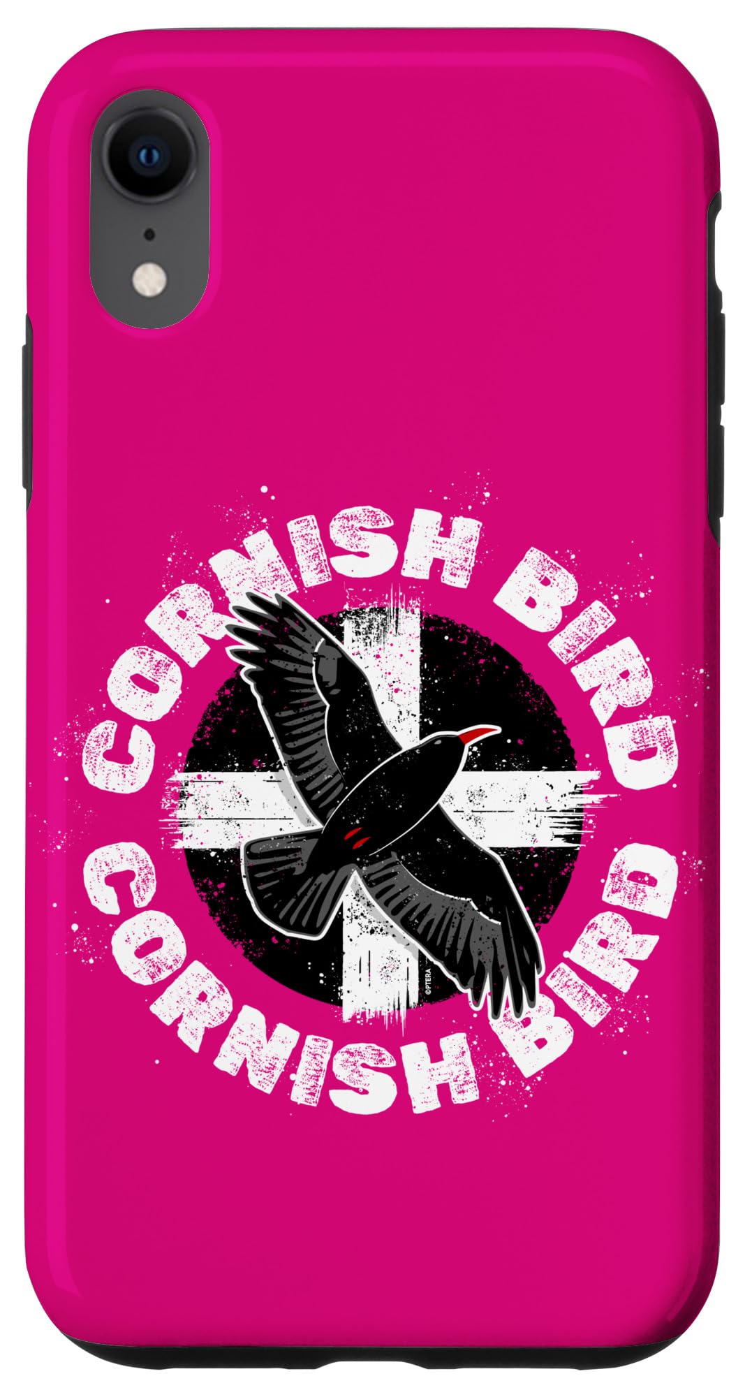 iPhone XR Funny Cornish Bird Chough for Cornish Women Cornwall Flag Case
