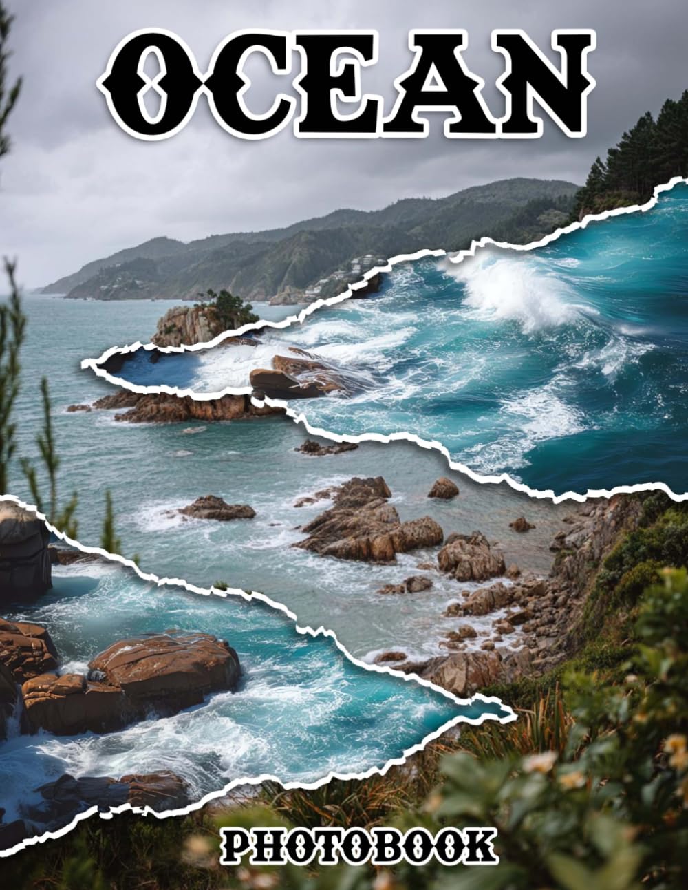 Ocean Photobook: Dive Into Serenity With These 40 Captivating Oceanic Photos | 8.5x11 Large Print