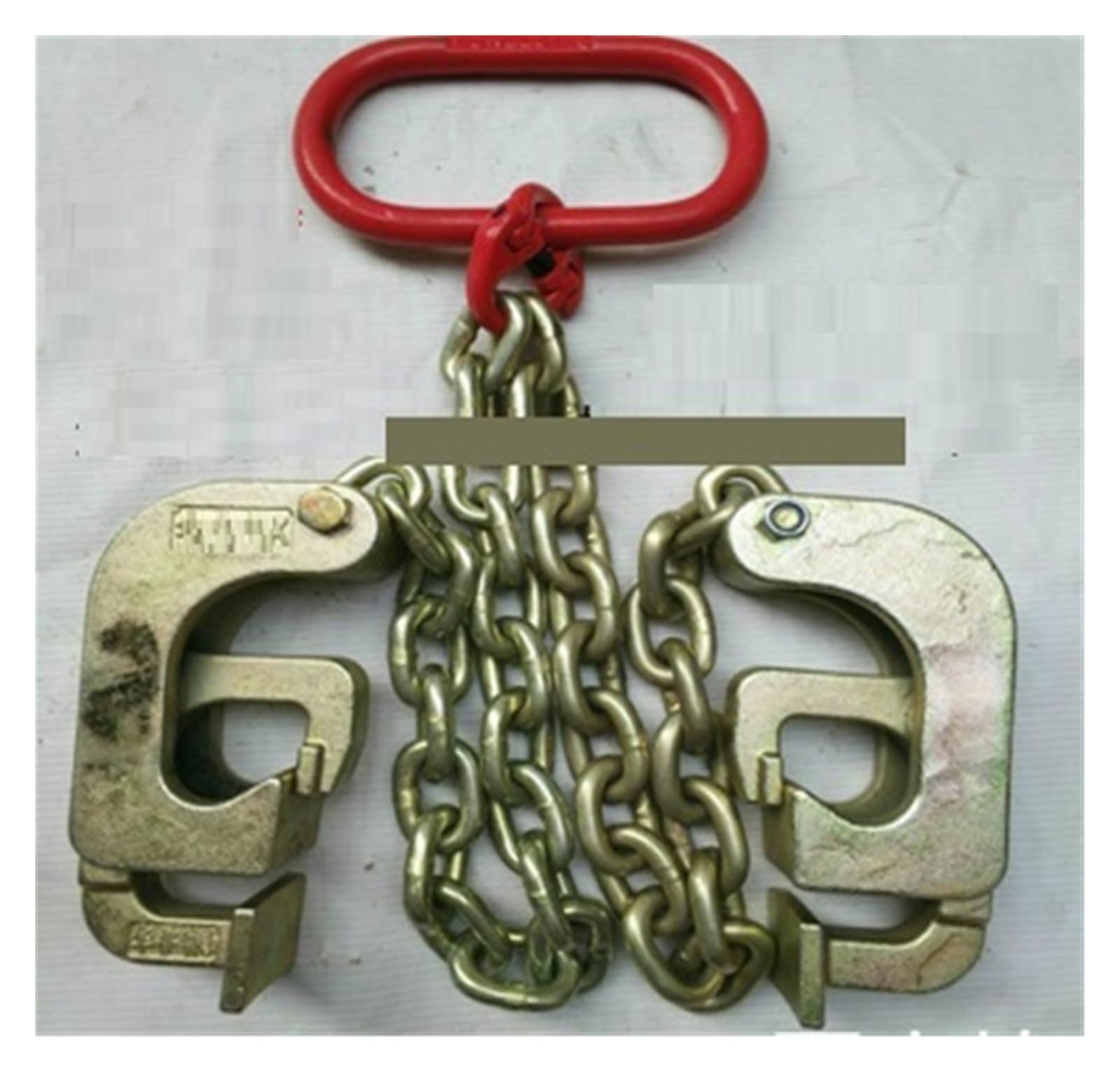MYUYEE Chain Hoist, 1Ton For 2 Barrel Iron Drum Lifter, Clip Hanging Clamp, Drums Chain Sling Hook,Flexible Enough (40020031 1 Ton)