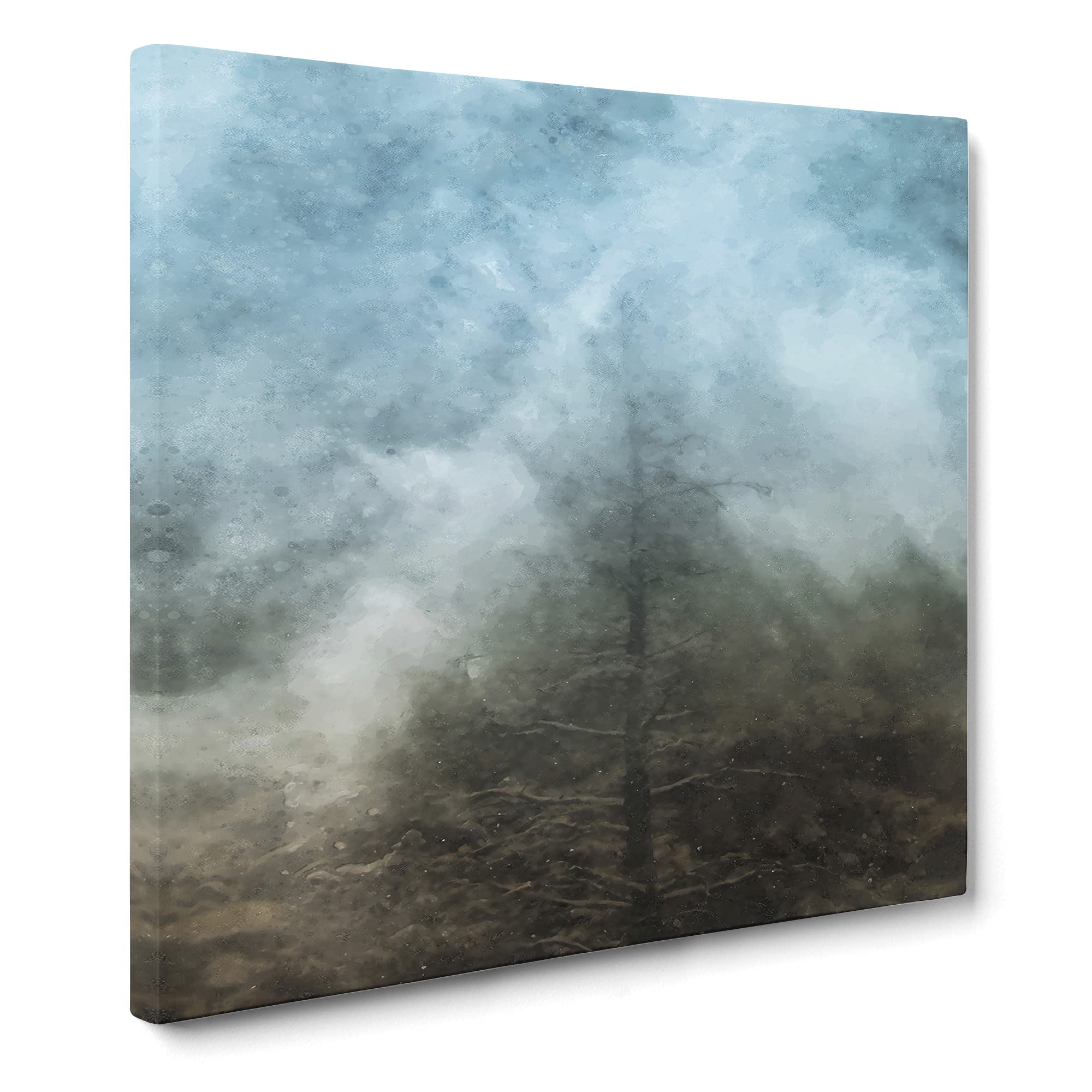 Tree in Boulder Colorado Canvas Print, Mixed, 35L x 35W cm