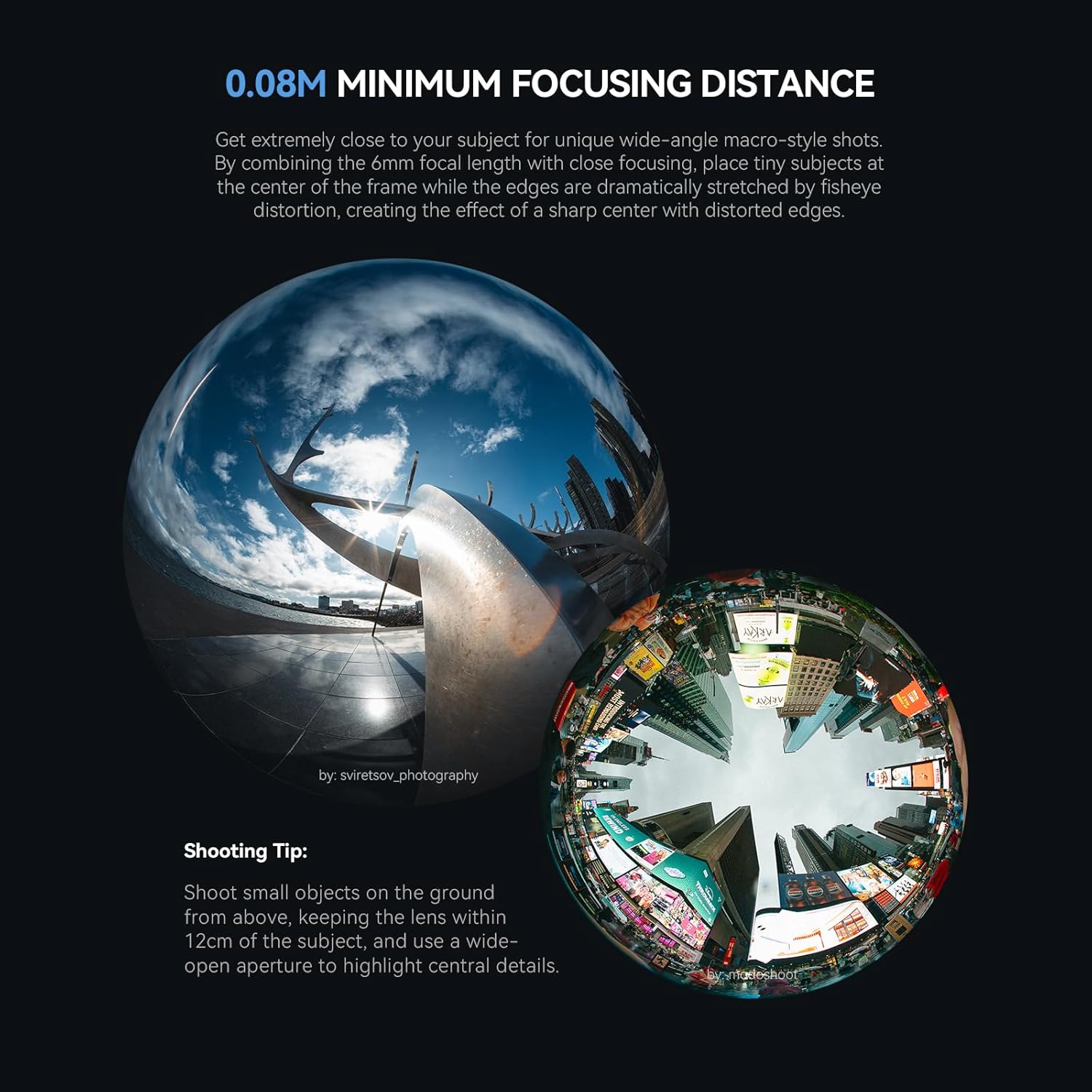 AstrHori 6mm F2.8 Full Frame Circular Fisheye Lens, 220° Ultra Wide Large Apeture Lens for Nikon Z-Mount Cameras Z30 Z5 Z50 Z6 Z6II Z7 Z7II Z9