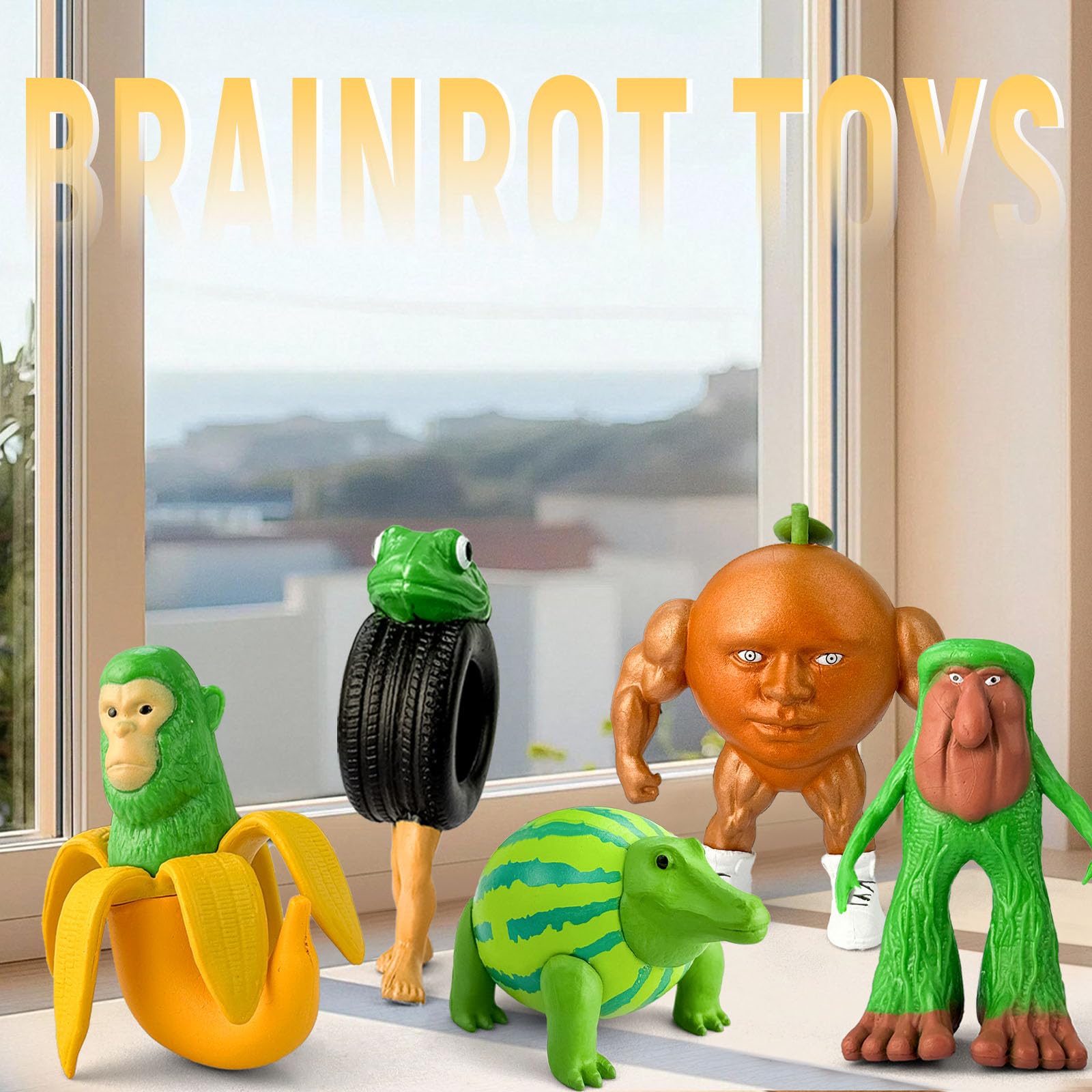 Brainrot™ - Brainrot figuren 8-pack - De rage van het moment - Italian