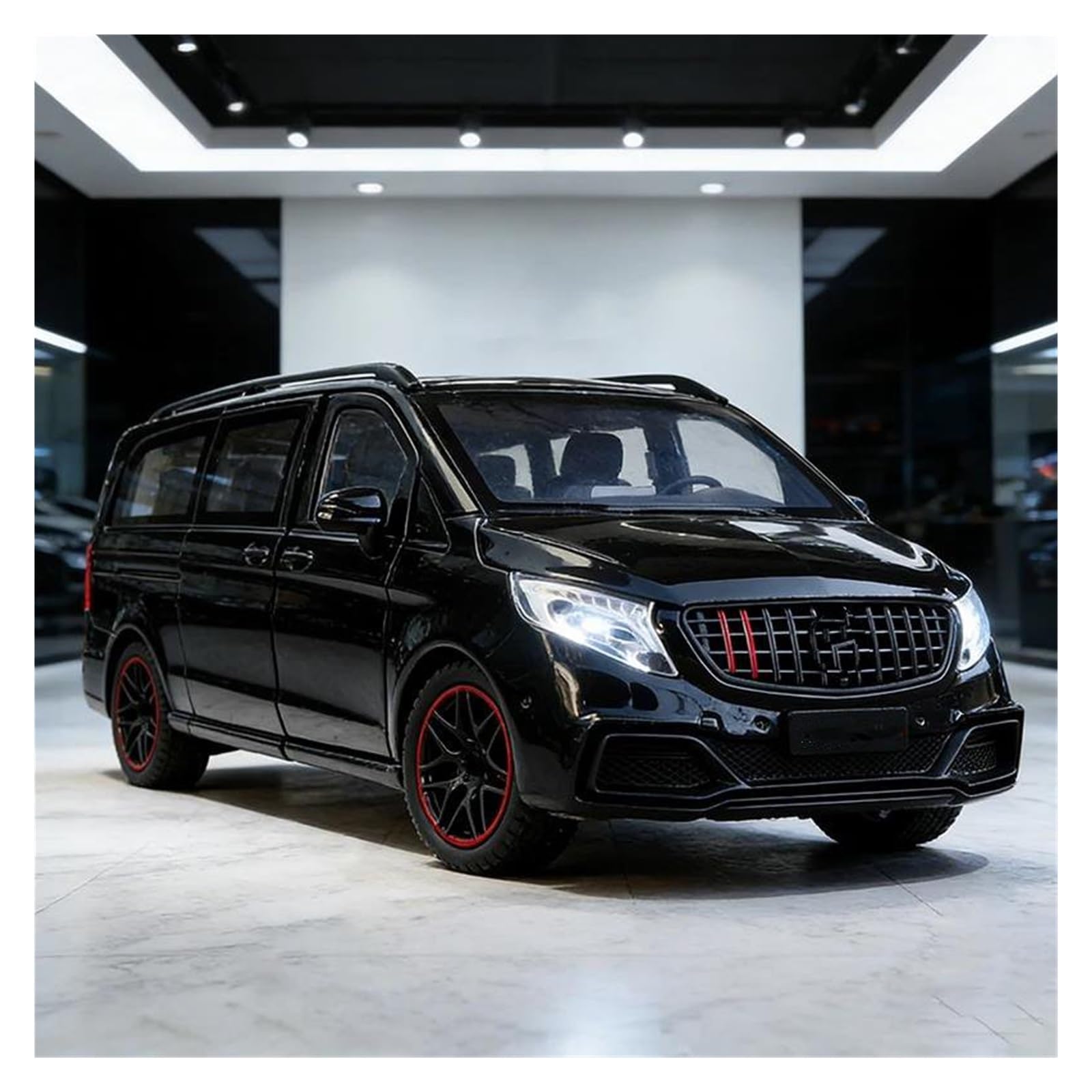 Btwodian Scale Model Car For Brabos B30S MPV Diecast Model Car