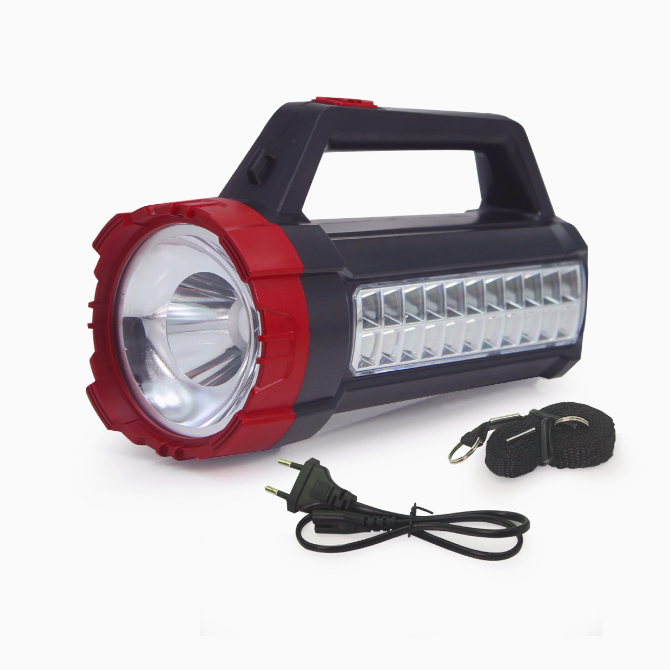 Torch Light | 25 Watts Rechargeable Torch Light | Torch with Emergency Light Long Distance Beam Range | High Power Flashlight Long Time Backup (Orange) (Multicolor) (B0D94JF6NT) Amazon Price History, Amazon Price Tracker