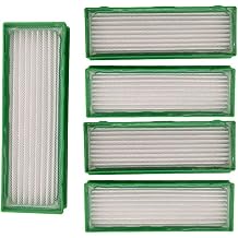5* Filters Sweeper Cleaning Filter Suitable Fit for Vorwerk Kobold VR200 VR300 Vacuum Cleaner Robot Vacuum Part Filter Replacement Vacuum Cleaner Parts and Accessories