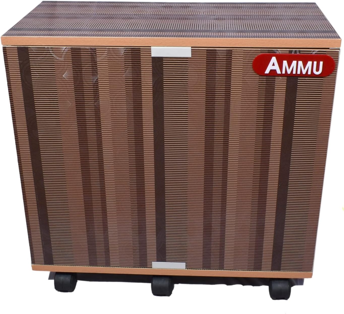 ZIYKO Wooden Battery Trolley with Battery Tray Inverter Battery