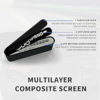 Vista 6 de Air Stopwatch Speed LCD Dashboard Heads Up Display HUD Plus para Tesla Model 3/Y Accesorios