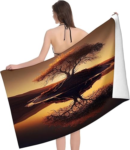 Miniatura 10 de Yioniii Toalla de playa con patrón de labios rojos diferentes, toallas de natación suaves extra grandes para piscina, manta de viaje para adultos,