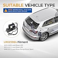 Vista 3 de PAROD Bomba de compresor de suspensión neumática LR023964 [conector de 6 pines] apta para Land Rover LR3 Discovery 3 2005-2009, LR4 Discovery 4