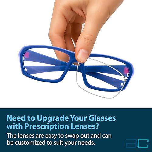 Miniatura 71 de BLUE CUT Gafas de protección deportiva, lentes antiniebla, gafas de seguridad para baloncesto, pickleball y todos los deportes al aire libre Azul